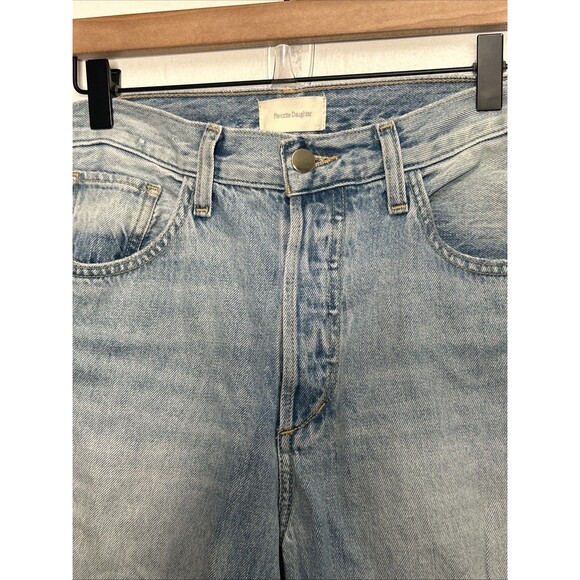 Favorite Daughter Otto Jeans High Rise Boyfriend Size 28 Button Fly Distressed - Picture 2 of 6